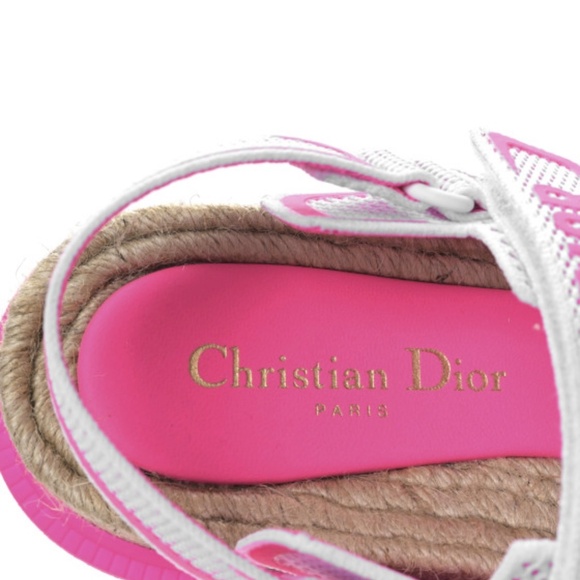 Christian Dior NEW DiorAct Technical Jute Sandals - Picture 3 of 8